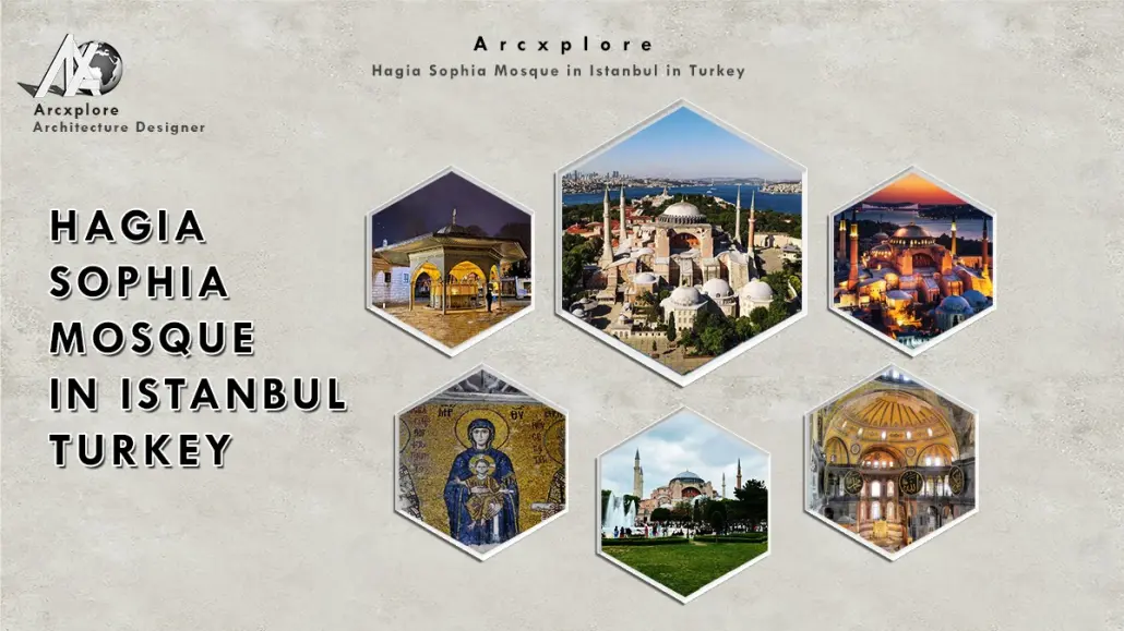 Hagia Sophia Mosque in Istanbul, Turkey – a historic architectural marvel with a rich history as a Byzantine church, Ottoman mosque, and now a cultural heritage site. Featuring its grand domes, intricate mosaics, and stunning Islamic calligraphy, the Hagia Sophia is a UNESCO World Heritage landmark and a must-visit destination for tourists in Istanbul.
